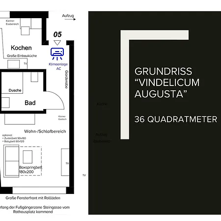 Goldenkey-suites - New Luxury 'augusta Vindelicum' - Air Conditioning - Elevator - Prime Location At Town Hall Square *